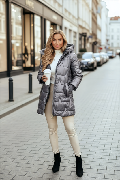 Elara™ winterjas met capuchon